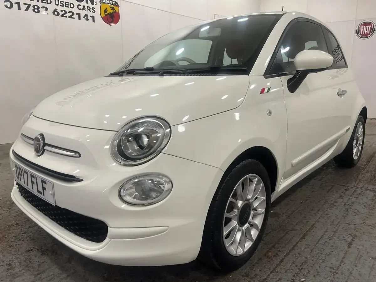 Used Fiat 500 Pop Star 69 HP (50 kW) 2017 White Hatchback