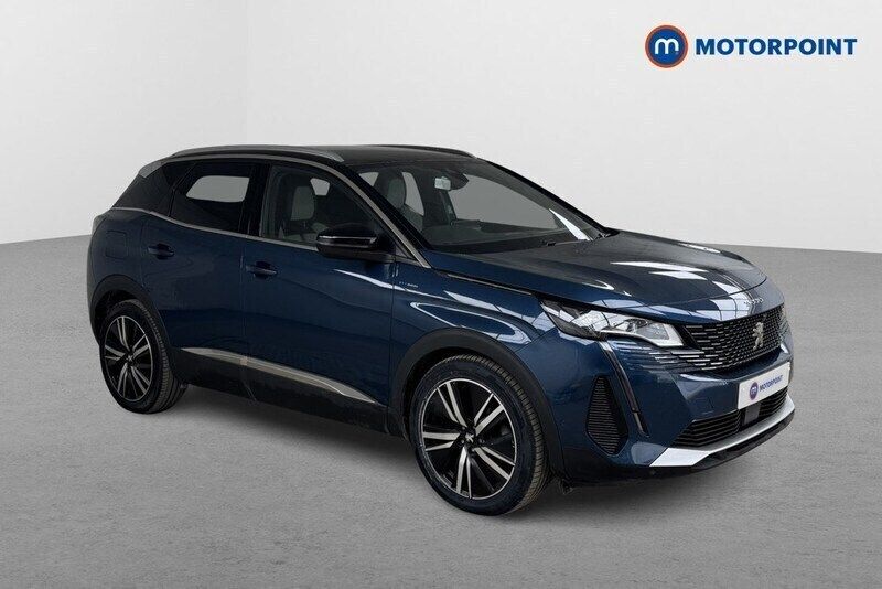 Blue Used 2021 Peugeot 3008 Premium Hatchback | £19,349 (Fair price) - Image 1/4