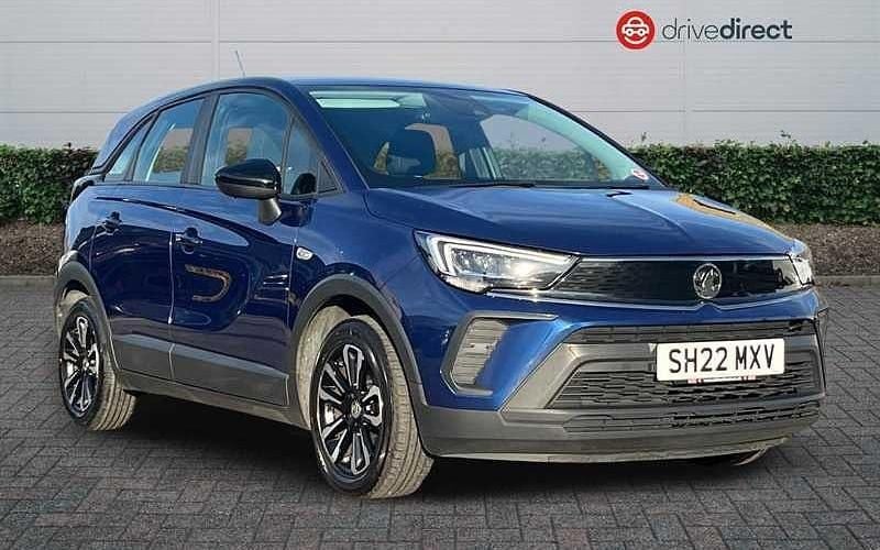 Blue Used 2022 Vauxhall Crossland Design Edition SUV | £10,441 (Fair price) - Image 1/4