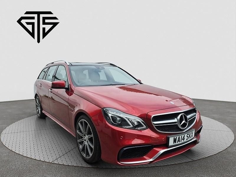 Red Used 2014 Mercedes E63 AMG AMG Estate | £23,395 - Image 1/4