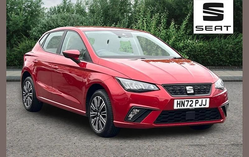 Used Seat Ibiza SE Technology 95 HP (69 kW) 2022 Red Hatchback