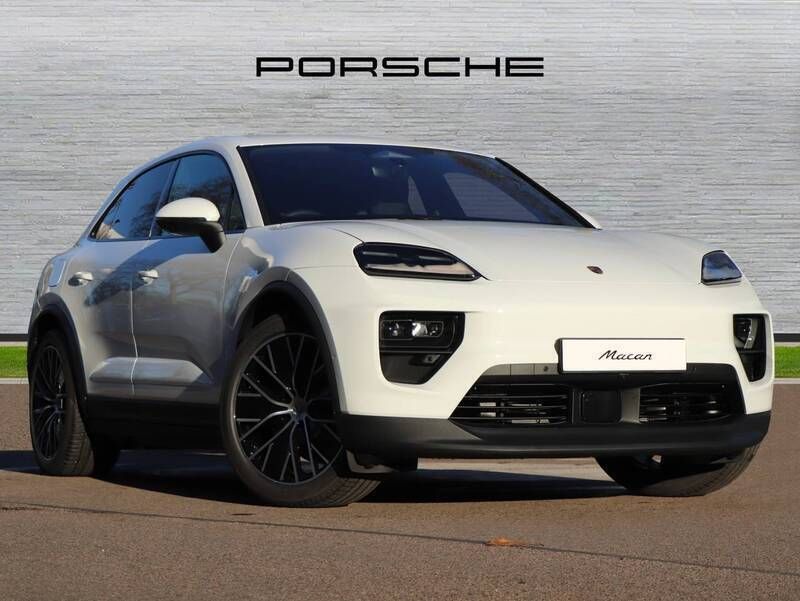 White New 2025 Porsche Macan 4 Electric SUV | £69,850 - Image 1/4