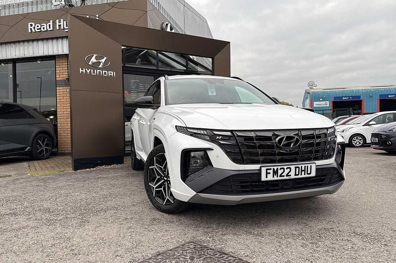 White Used 2022 Hyundai Tucson N Line SUV | £19,490 (A bit pricey) - Image 1/4