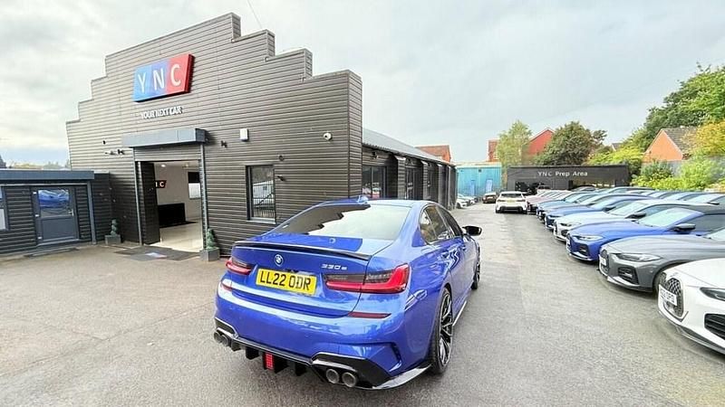 Blue Used 2022 BMW 330e M Sport Sedan | £26,991 (Fair price) - Image 1/4