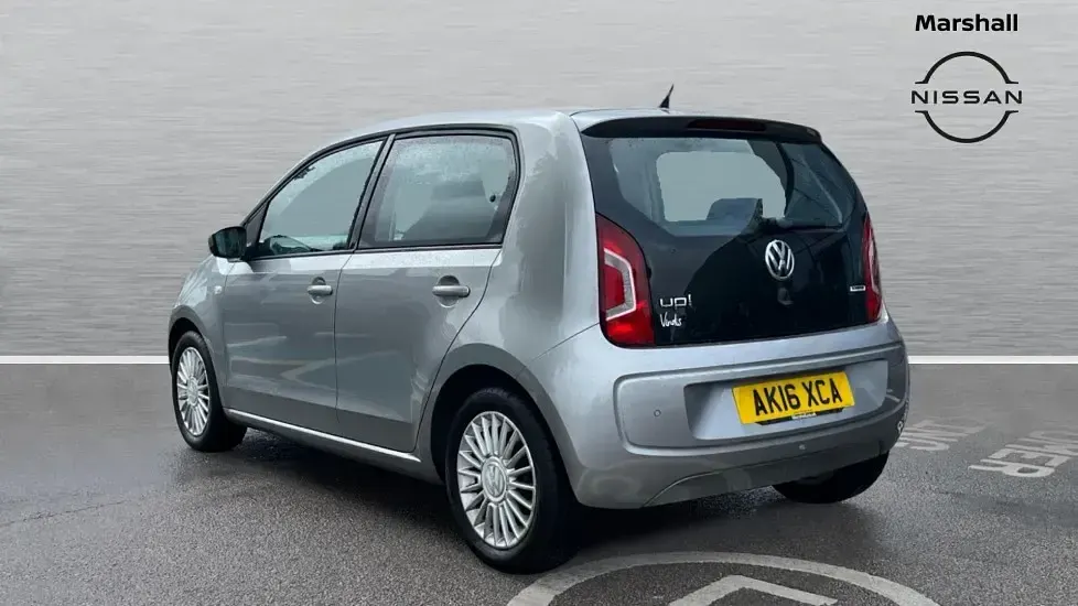 Used VW up! high up! 75 HP (55 kW) 2016 Tungsten silver metallic Hatchback