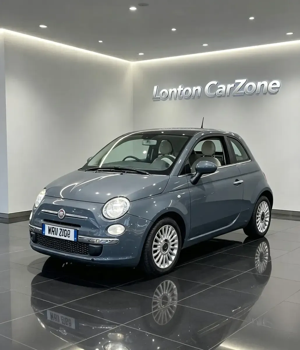 Used Fiat 500 Lounge 69 HP (50 kW) 2011 Grey Hatchback