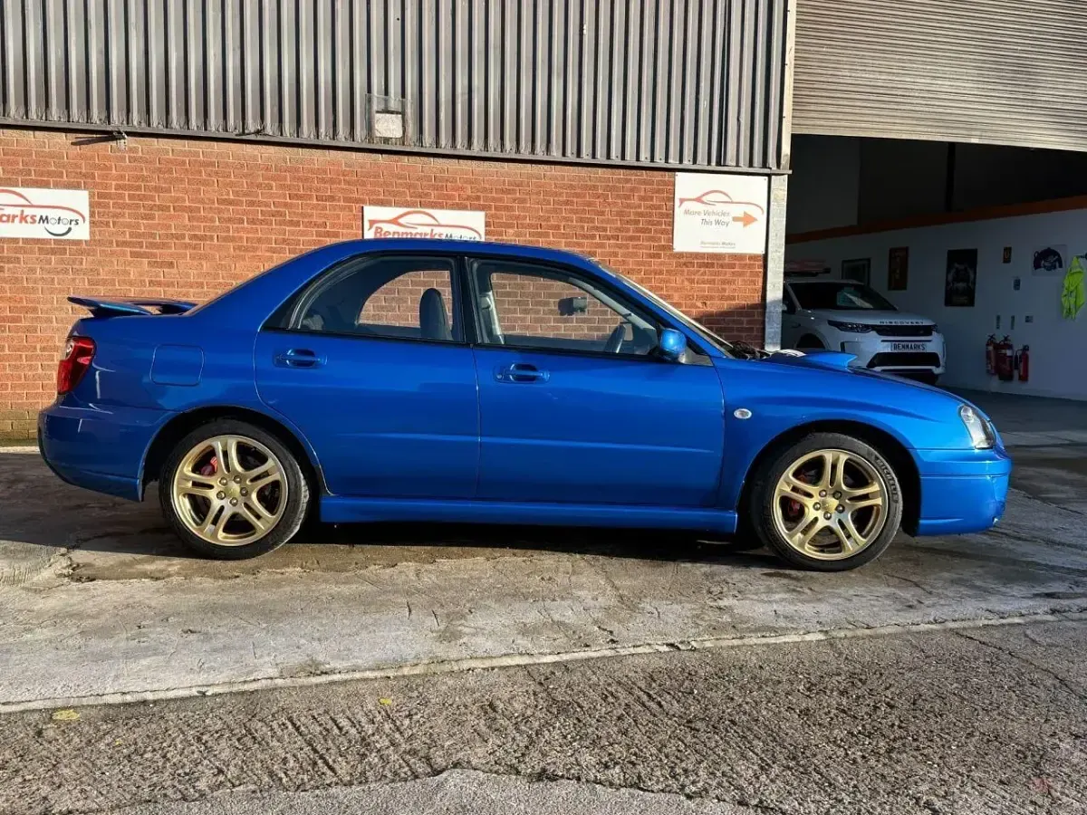 Używany Subaru Impreza 221 KM (162 kW) 2005 Niebieski Sedan/Limuzyna