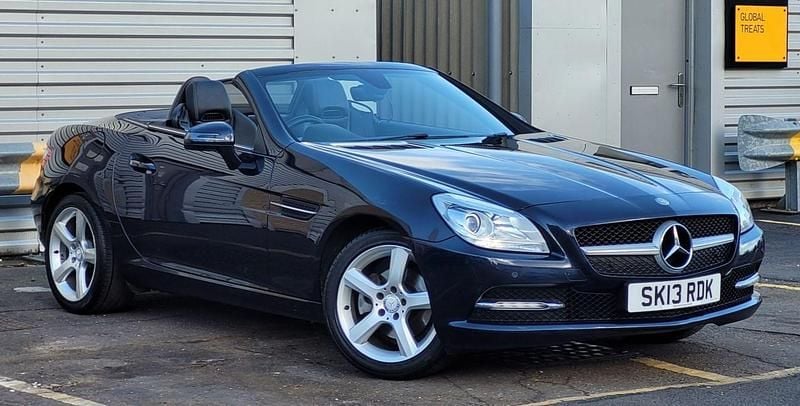 Blue Used 2013 Mercedes SLK200 Cabriolet | £8,199 (Fair price) - Image 1/4