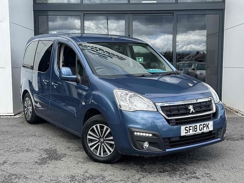 Blue Used 2018 Peugeot Partner Tepee Allure MPV | £8,695 (Good price) - Image 1/3