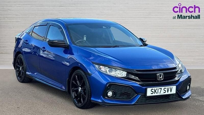 Used Honda Civic SR 129 HP (94 kW) 2017 Blue Hatchback