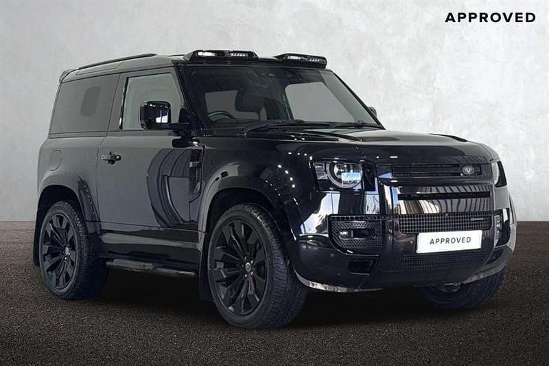 Santorini black Used 2021 Land Rover Defender SE Dynamic Estate | £48,150 (Fair price) - Image 1/4