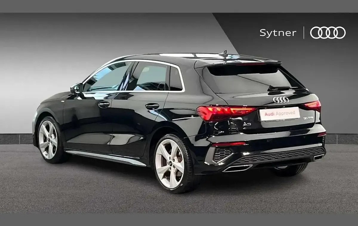Used Audi A3 S-Line 108 HP (79 kW) 2022 Black Sedan