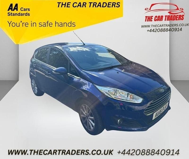 Blue Used 2015 Ford Fiesta Titanium Hatchback | £7,288 (A bit pricey) - Image 1/4