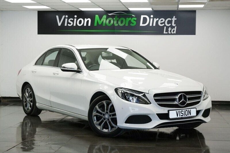 White Used 2016 Mercedes C220 Sedan | £8,230 (Good price) - Image 1/3