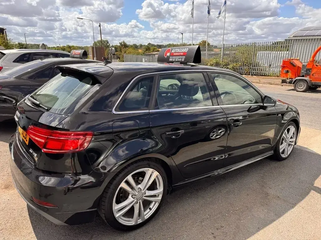 Used Audi A3 S-Line 150 HP (110 kW) 2020 Black Sedan