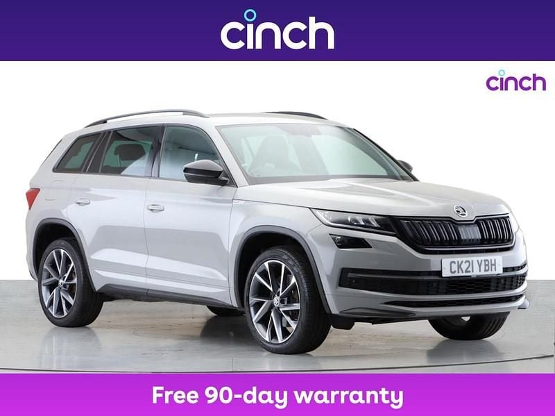 Grey Used 2021 Skoda Kodiaq SportLine SUV | £28,299 (Fair price) - Image 1/3