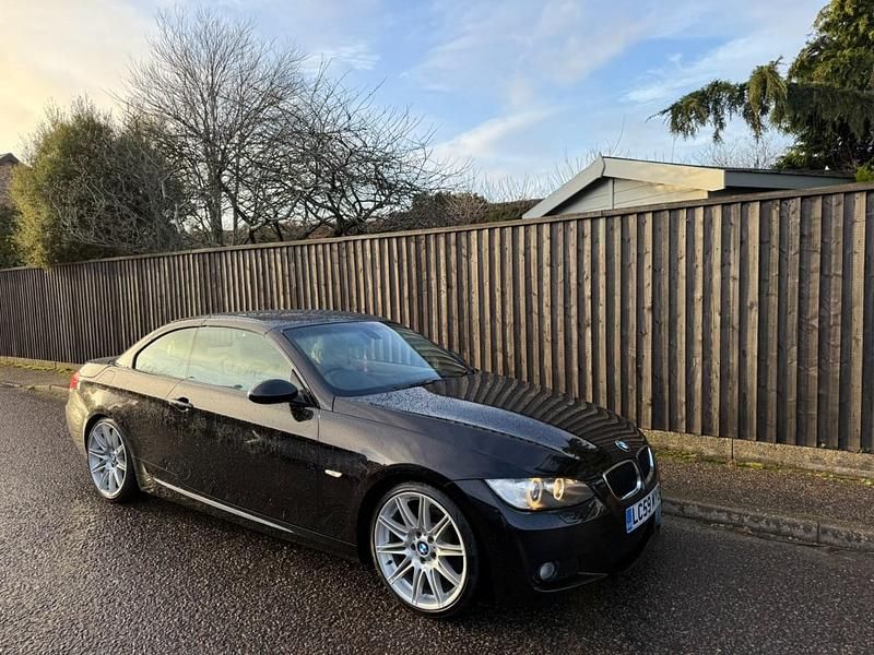 Used BMW 320 Cabriolet M Sport 2009 Black Cabriolet