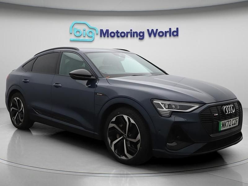 Blue Used 2022 Audi e-tron Black Edition SUV | £27,000 (Fair price) - Image 1/4