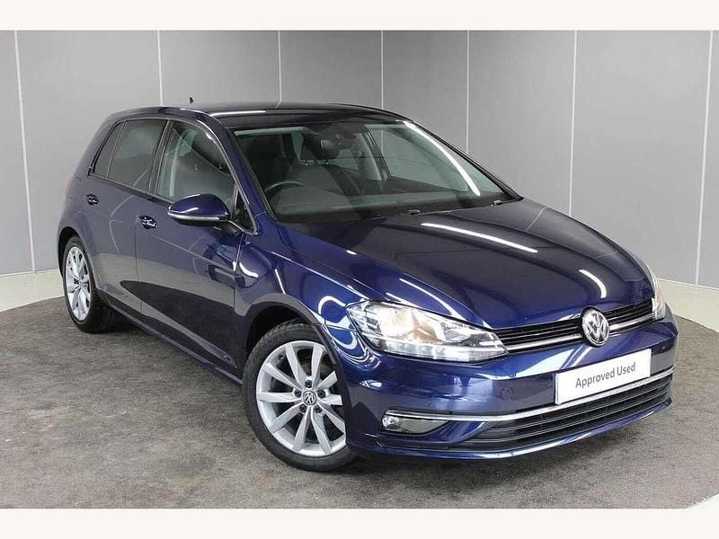 Blue Used 2019 VW Golf VII GT Hatchback | £14,995 (Good price) - Image 1/4