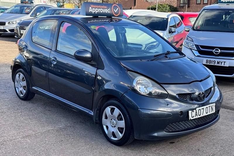 Used Toyota Aygo 54 HP (39 kW) 2007 Grey Hatchback
