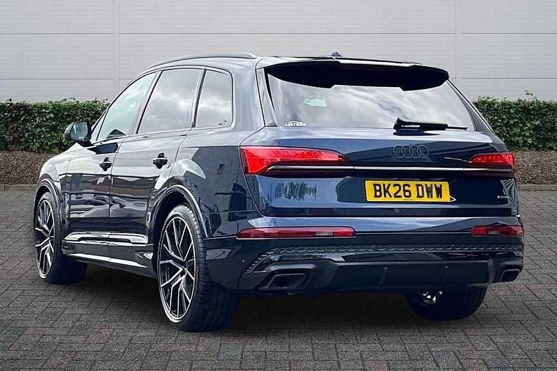 Ny Audi Q7 Black Edition 2026 Blå SUV