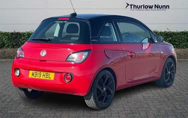 Used Vauxhall Adam 70 HP (51 kW) 2019 Red Hatchback