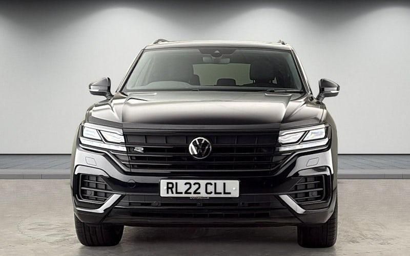 Used VW Touareg Black Edition 286 HP (210 kW) 2022 Deep black pearlescent/deep black pearlescent SUV