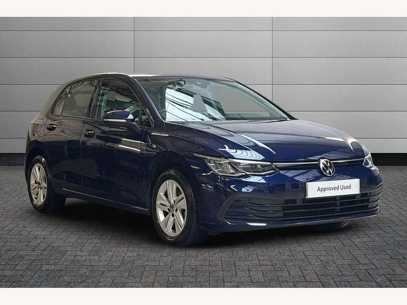 Atlantic blue Used 2022 VW Golf VIII Life Hatchback | £18,150 (Fair price) - Image 1/4