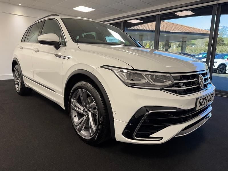 Used VW Tiguan R-line Edition 150 HP (110 kW) 2024 White SUV