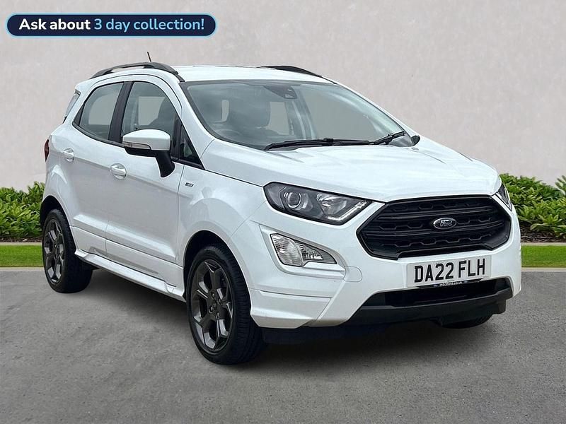 White Used 2022 Ford Ecosport ST-Line SUV | £12,999 (Fair price) - Image 1/4
