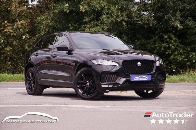 Black Used 2020 Jaguar F-Pace Chequered Flag SUV | £21,399 (Fair price) - Image 1/4