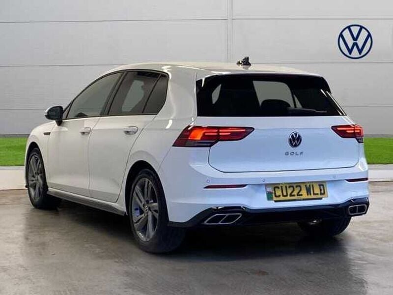Used VW Golf VIII R-line 150 HP (110 kW) 2022 White Hatchback