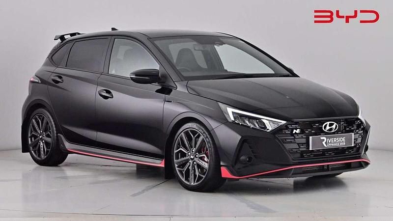 Black Used 2022 Hyundai i20 Hatchback | £21,470 (Fair price) - Image 1/4