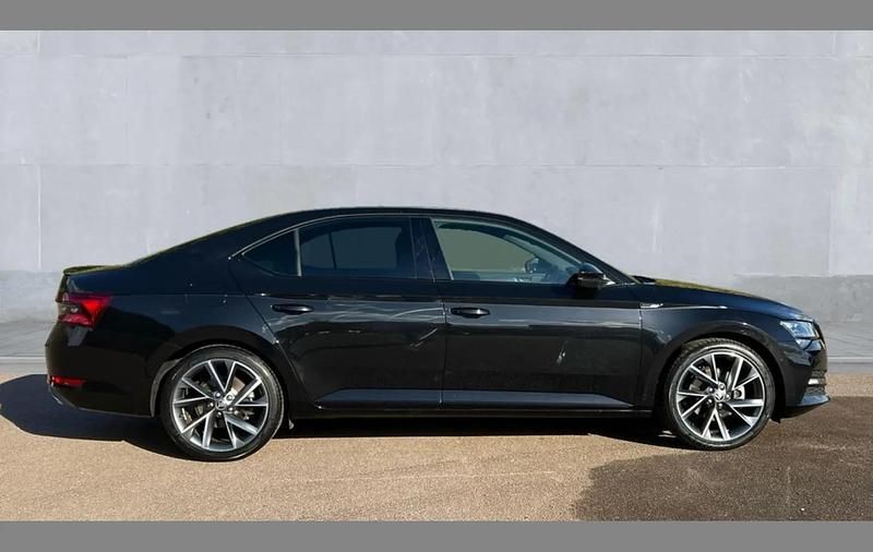 Used Skoda Superb SportlinePlus 150 HP (110 kW) 2024 Black Hatchback