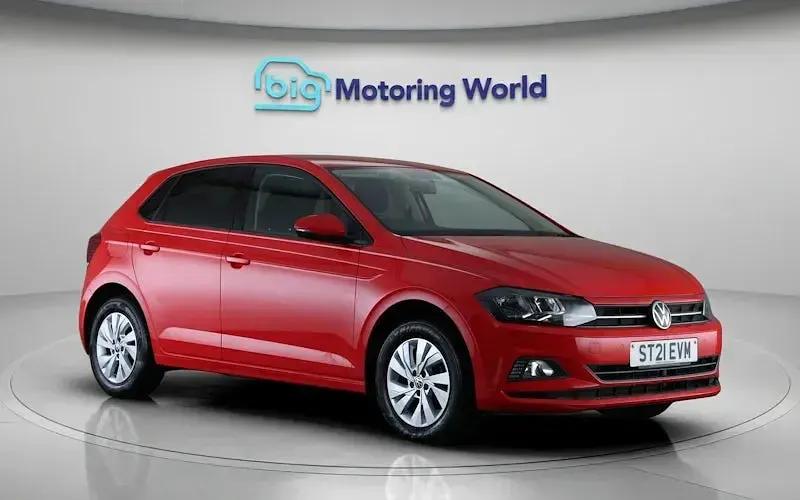 Used VW Polo Match 95 HP (69 kW) 2021 Red Hatchback