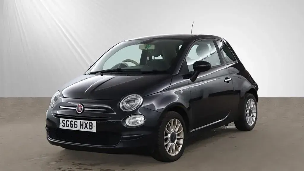 Used Fiat 500 Pop Star 69 HP (50 kW) 2016 Black Hatchback