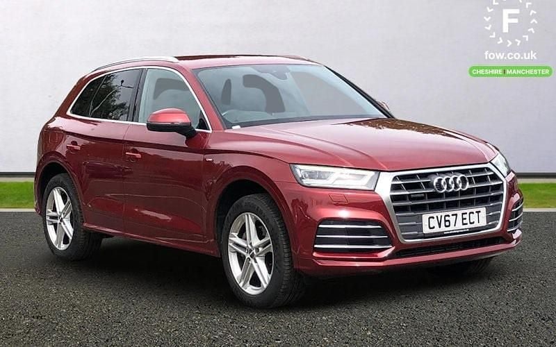 Red Used 2017 Audi Q5 S-Line SUV | £19,499 (Fair price) - Image 1/4