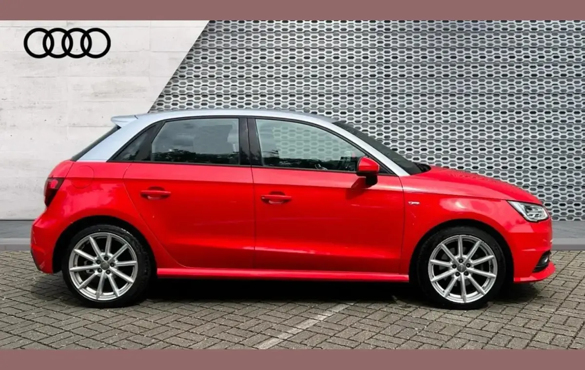 Used Audi A1 S-Line 123 HP (90 kW) 2018 Red Hatchback