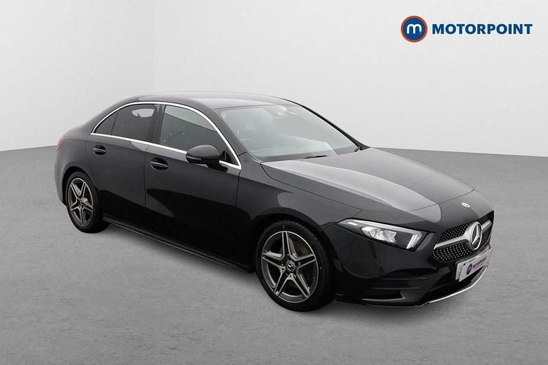 Black Used 2021 Mercedes A220 AMG line Sedan | £20,349 (Fair price) - Image 1/4