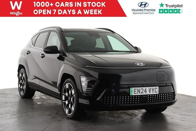 Black Used 2024 Hyundai Kona Ultimate SUV | £25,499 (Fair price) - Image 1/3