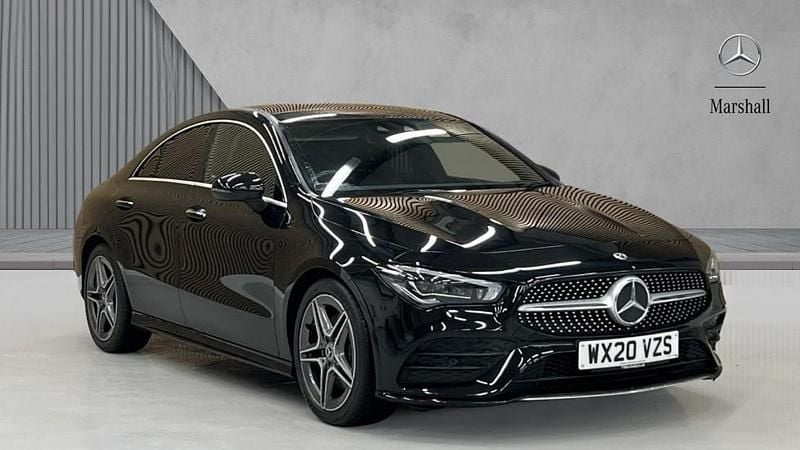 Black Used 2020 Mercedes CLA220 AMG Line Premium Plus Sedan | £21,480 (Fair price) - Image 1/4