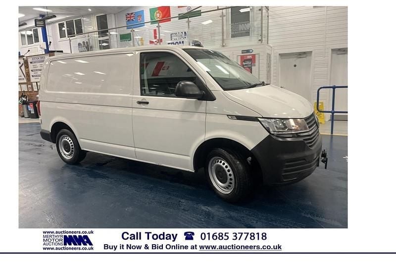 Used VW T6.1 Startline 110 HP (80 kW) 2020 White Van