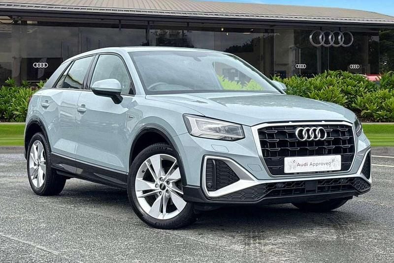Grey Used 2022 Audi Q2 S-Line SUV | £18,950 (Good price) - Image 1/4
