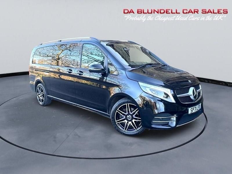 Black Used 2022 Mercedes V300 AMG line MPV | £43,750 (Fair price) - Image 1/4