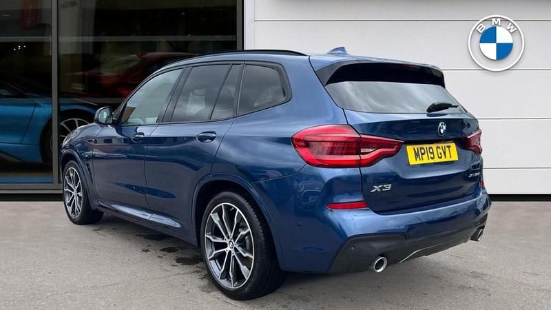 Begagnad BMW X3 M Sport 187 HK (137 kW) 2019 Blå SUV