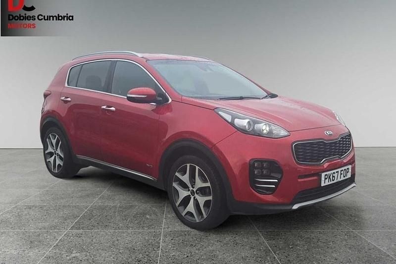 Red Used 2017 Kia Sportage GT-Line SUV | £12,450 (Fair price) - Image 1/1