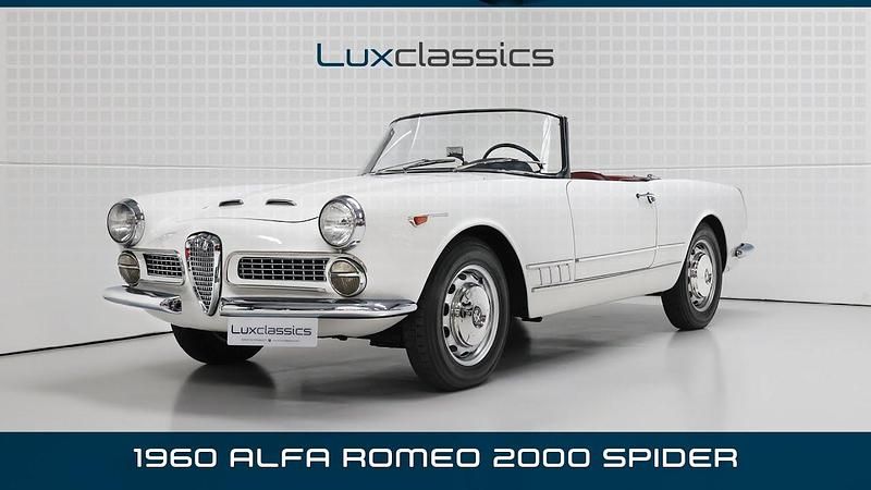 Used Alfa Romeo 2000 115 HP (84 kW) 1960 White Cabriolet