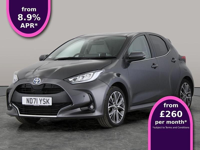 Grey Used 2022 Toyota Yaris Hybrid Hatchback | £17,375 (Fair price) - Image 1/3