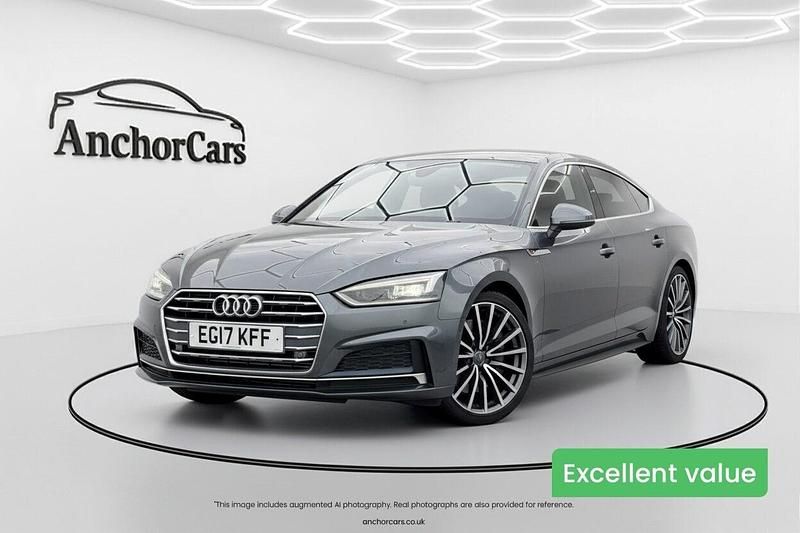 Grey Used 2017 Audi A5 S-Line Coupe | £12,100 (Fair price) - Image 1/4