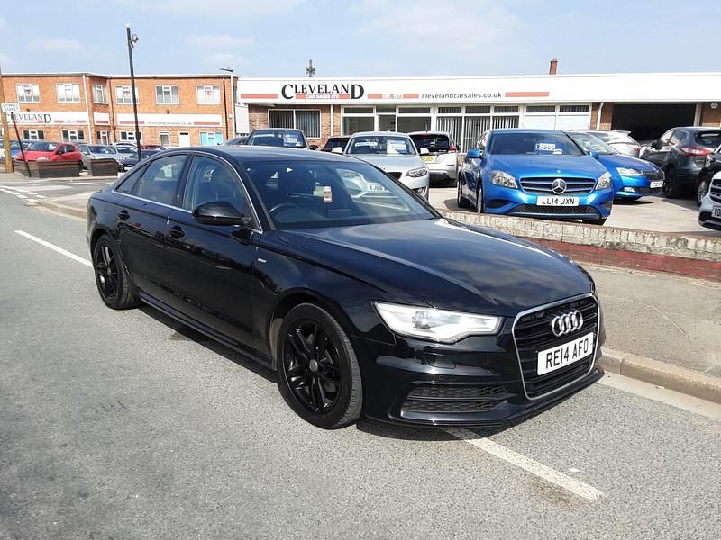 Black Used 2014 Audi A6 S-Line Sedan | £8,950 (Good price) - Image 1/4